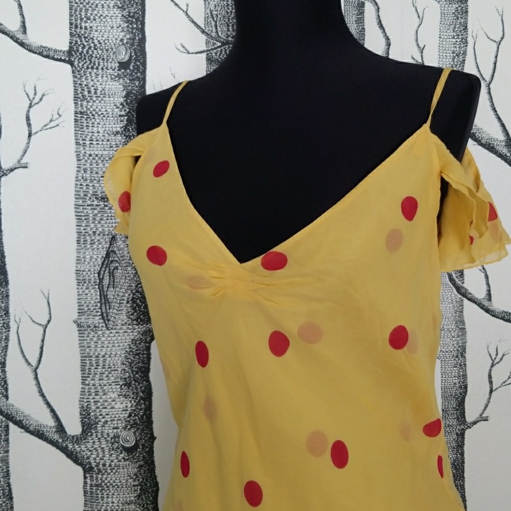 🍓🍒Vintage 90s 100% Silk Victoria's Secret Dress
